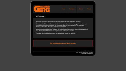 creenshot Webseite Germangang August 2016